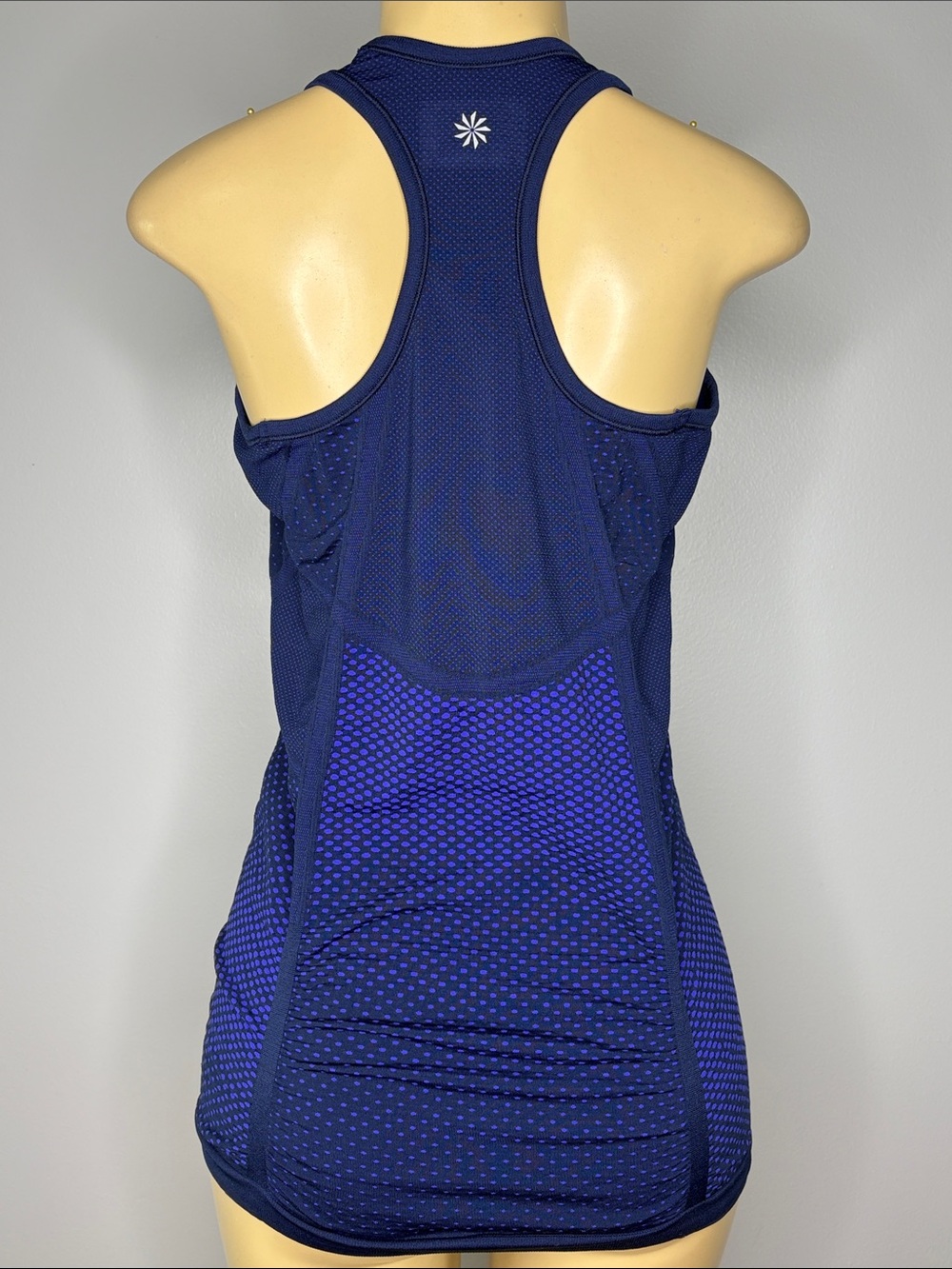 Athleta Women's Navy Blue Racerback Workout Tank Size M - Picture 2 of 5